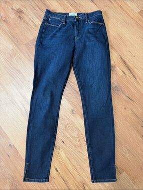 Frame dark wash skinny jeans, EUC, size 27